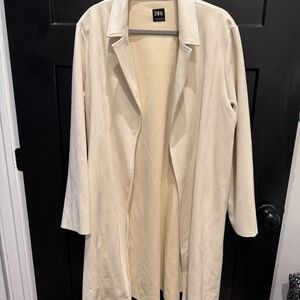 Zara Faux Suede Coat